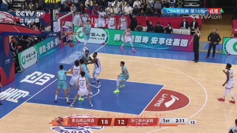 常规赛1月17日：青岛崂山啤酒VS浙江稠州金租 集锦